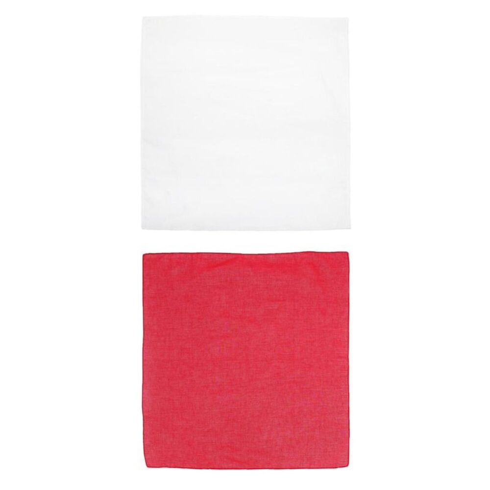 CTM Show Your Support Solid Cotton Bandana Set